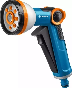 Пистолет "Grinda" поливочный PROLine X-8 с регулятором напора, 8 режимов