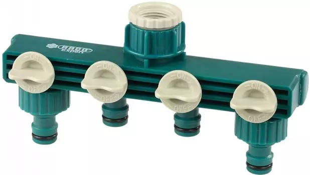 Распределитель четырехканальный "Raco" Original 1/2" - 3/4" с внутренней резьбой