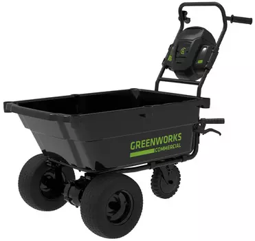 Садовая тележка "Greenworks" самоходная 82V, 106л, без АКБ и ЗУ 7400607