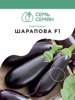 Семена Баклажан "Семь Семян" Шарапова F1 5шт