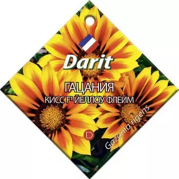 Семена Гацания "Darit" Кисс Йеллоу Флейм F1 7шт