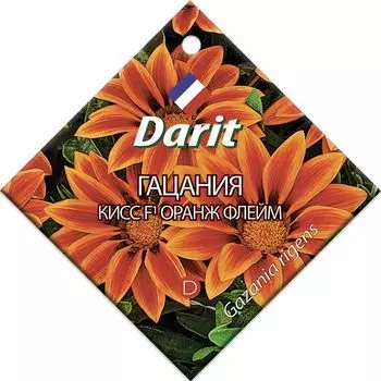 Семена Гацания "Darit" Кисс Оранж Флейм F1 7шт