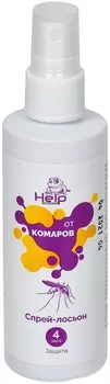 Спрей-лосьон "HELP" от комаров репеллентный 100мл
