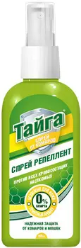 Спрей "Тайга" репеллент против всех кровососущих насекомых 125мл