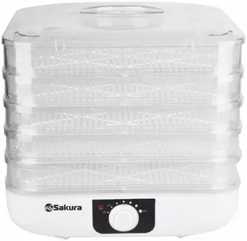 Сушилка "Sakura" для овощей и фруктов SA-7807 350Вт