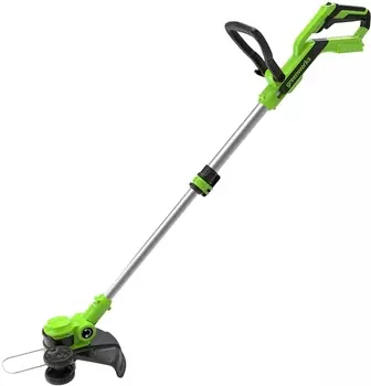 Триммер аккумуляторный "Greenworks" 24V, 30,5см, с 1хАКБ 4Ач и ЗУ