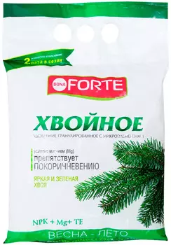 Удобрение "Bona Forte" комплексное гранулированное с микроэлементами хвойное 2кг