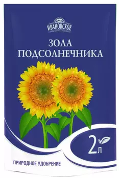 Удобрение "Ивановское" зола подсолнечника 2л
