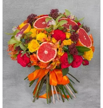 Букет "Цитрусовый аромат"