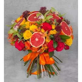 Букет "Цитрусовый аромат"