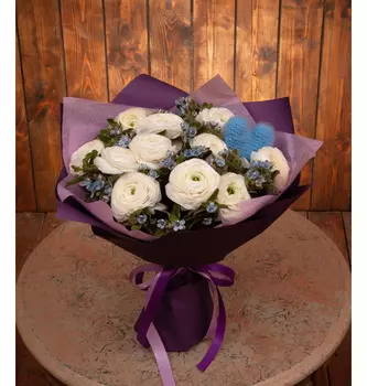 Букет-дуэт "Хрустальное сердце"