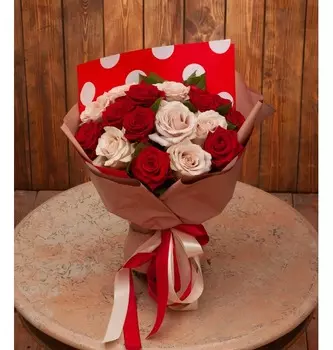 Букет-дуэт "История любви" (15,25,35,51,75 или 101)