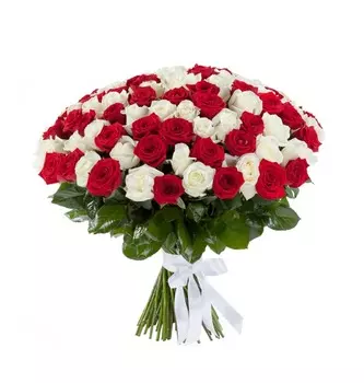 Букет-дуэт "Лед и пламя" (101 или 151)