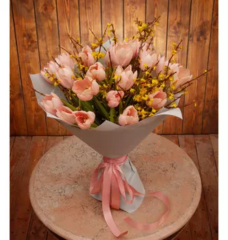 Букет-дуэт "Ода весне"