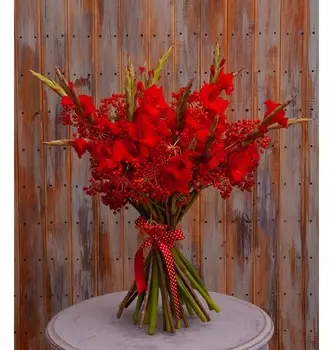 Букет-дуэт "Огненный танец"