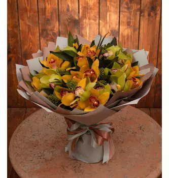 Букет-дуэт "Орхидеи" (15,25,35,51,75,101 или 151)