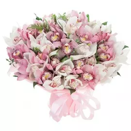 Букет-дуэт "Орхидеи Cymbidium"