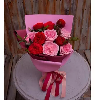 Букет-дуэт "Симфония цвета"