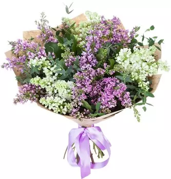 Букет-дуэт "Яркая сирень"