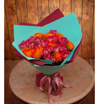 Букет-дуэт "Яркая весна"