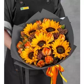 Букет-дуэт "Яркие цвета"