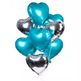 Букет из 9 шаров "Морской бриз"