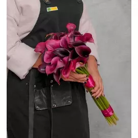 Букет калл "Ночь" (15, 25 или 35)