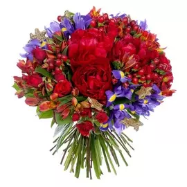 Букет "Красно-синий"