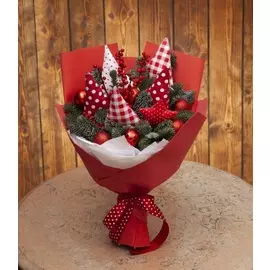 Букет "Любимой снегурочке"