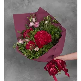Букет "Малиновый пунш"