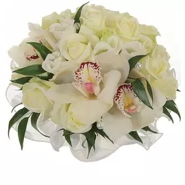 Букет невесты "Белоснежная мечта"