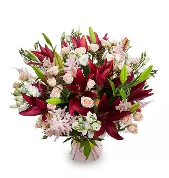 Букет "Нежность и страсть"