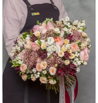 Букет-оркестр "Хрустальное сердце"