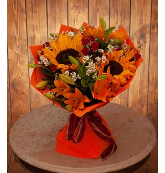 Букет-оркестр "Импровизация солнца"