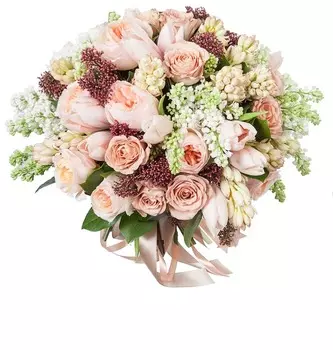 Букет-оркестр «Клубничный зефир»