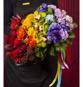 Букет-оркестр "Музыка красок"