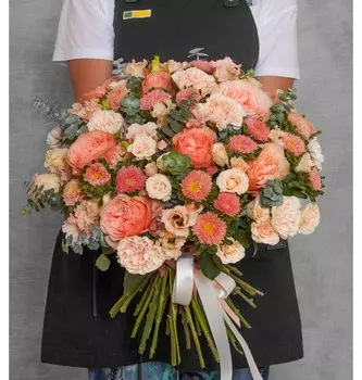 Букет-оркестр "Нежный оттенок"