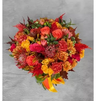 Букет-оркестр "Пламя страсти"