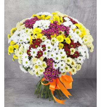 Букет-оркестр "Полевые ромашки" (15,25,35,51,75 или 101)