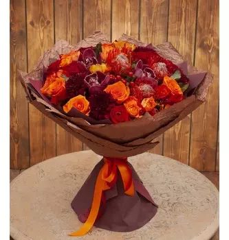 Букет-оркестр "Яркая вспышка"