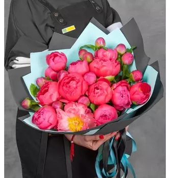 Букет пионов "Воображение" (15, 25 или 51 пион)