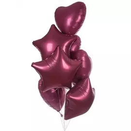 Букет шаров "Гранатовый вкус" (7 или 15 шаров)