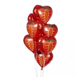 Букет шаров "Клубника" (7 или 15 шаров)