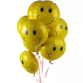 Букет шаров "Смайл" (9 или 18 шаров)