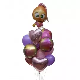 Букет шаров "Воздушный поцелуй"