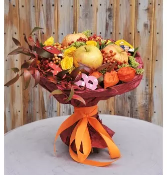 Букет "Школьная поделка"