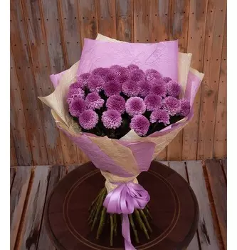 Букет-соло хризантем "Gustav" (7,15,21,35 или 51)