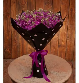 Букет-соло малиновой маттиолы (9,15,25,35,51 или 75)