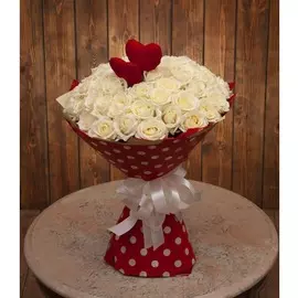 Букет-соло "Мое сердце" (15,25,35,51,75,101 или 151)