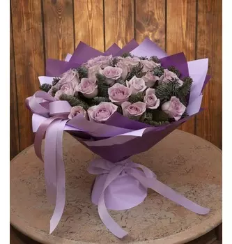 Букет-соло роз "Avenue" (15,25,35,51,75 или 101)